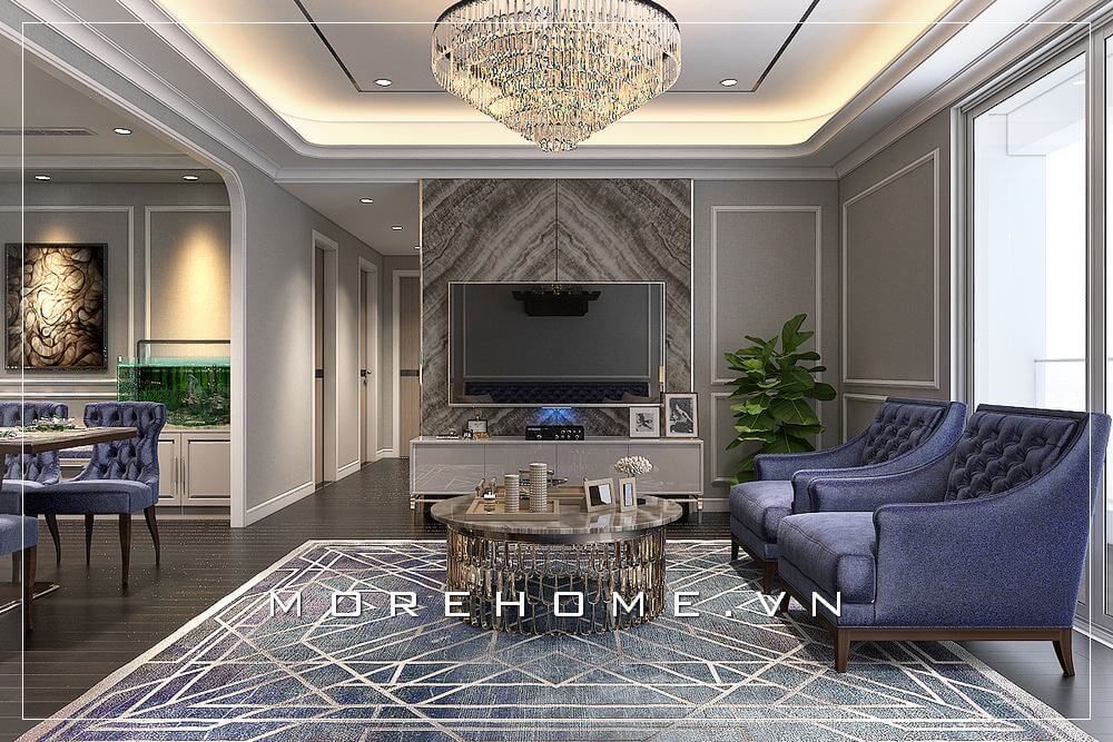 Thiết kế phòng khách đẹp, sang cho nhà chung cư, biệt thự